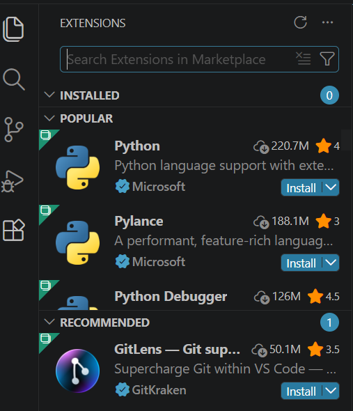 VS Code Extensions