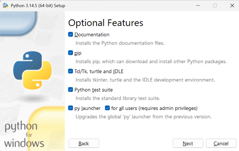 Add python.exe to PATH